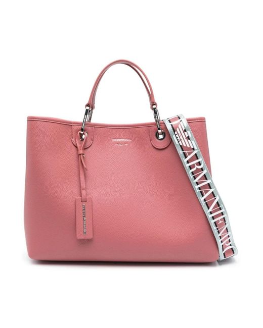 Emporio Armani Pink Tote Bags