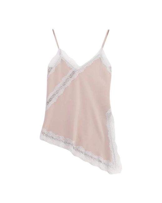 Imperial Pink Sleeveless Tops