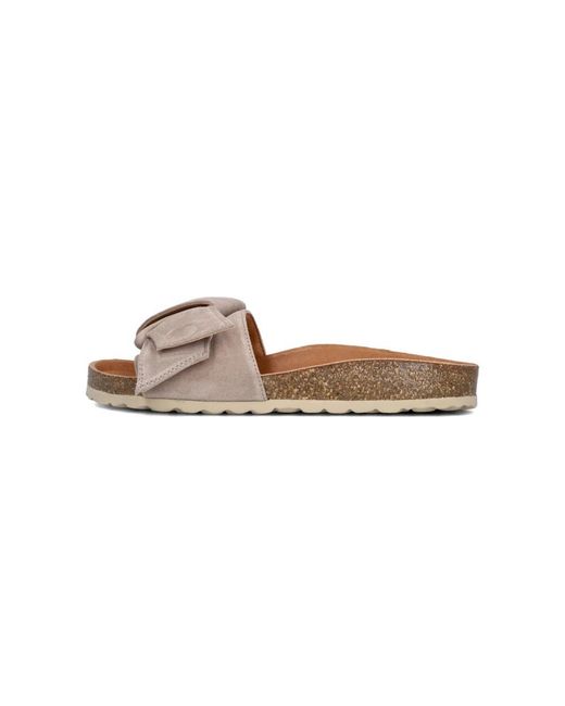 Verbenas Schoenen Ronde Neus Comfort Slippers in het Brown