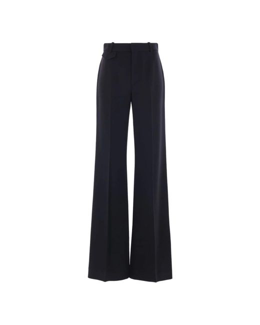 Chloé Black Seide & Nylon Schwarze Hose