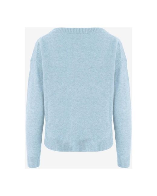 Allude Blue Cashmere Knitwear