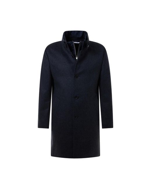 Baldessarini Blue Single-Breasted Coats for men