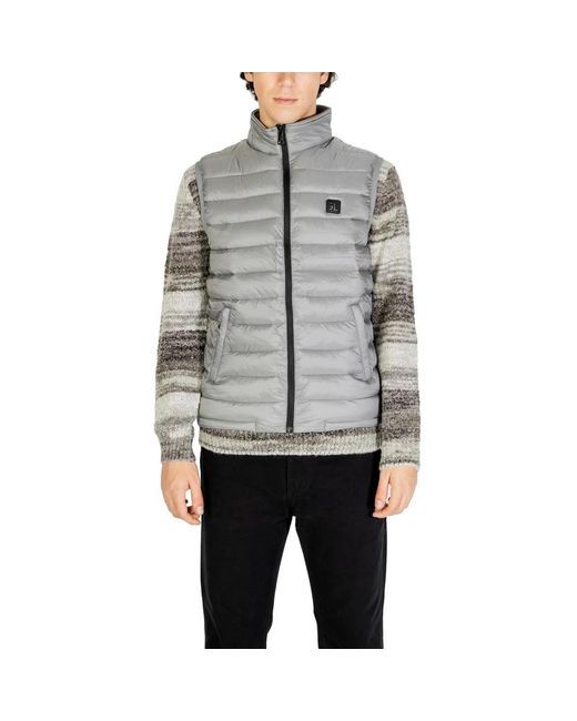 Gianni Lupo Jassen ,Grijs ,Polyamide Jas in het Gray voor heren
