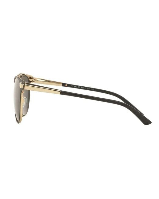 Versace Gray Sunglasses