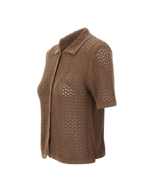 Cardigans Mc2 Saint Barth en coloris Brown