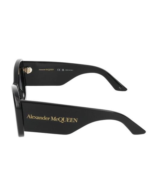 Alexander McQueen Gray Stylische sonnenbrille am0434s
