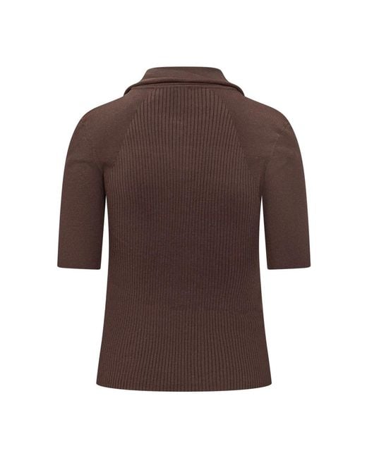 Pinko Brown Polo Shirts