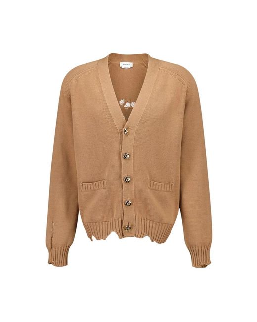 Cardigans McQueen de hombre de color Brown