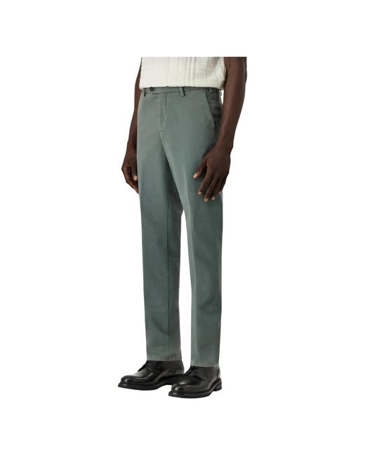 Canali Green Suit Trousers for men