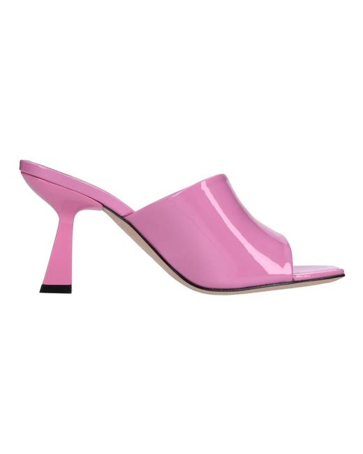 Heeled Mules di Evaluna in Pink