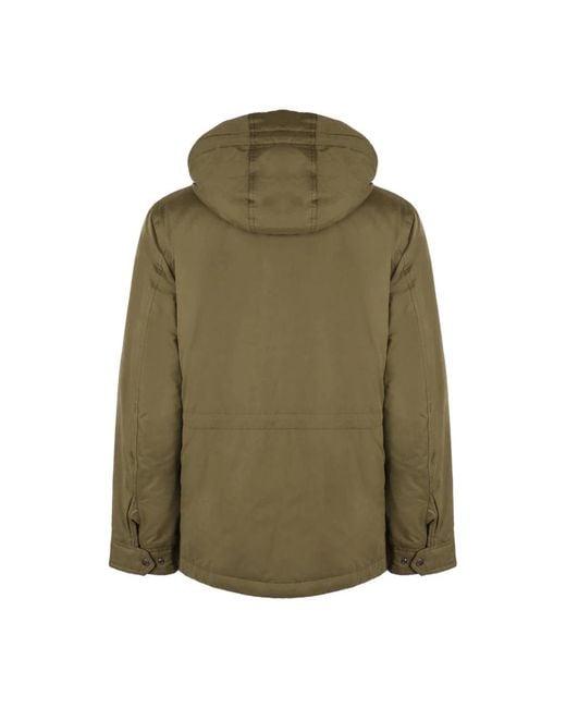 Woolrich Green Winter Jackets for men