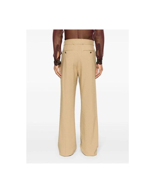 Dries Van Noten Natural Wide Trousers for men