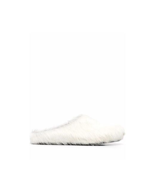 Marni White Slippers for men