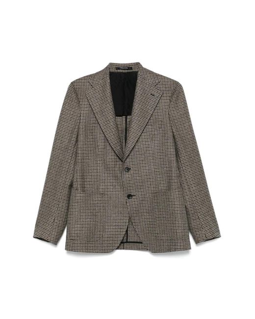 Tagliatore Gray Blazers for men