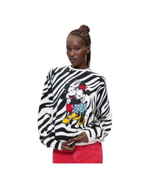 Desigual Jers_Hug Mickey in het Black