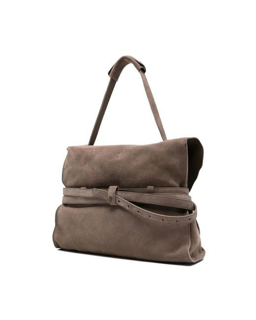Moschino Gray Shoulder Bags