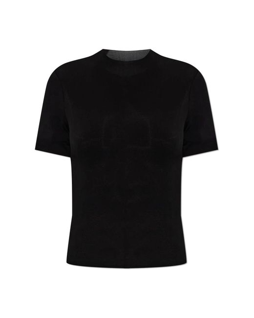 Maison Margiela Fitted Top in het Black