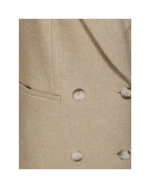 Coats > double-breasted coats IVY & OAK en coloris Natural