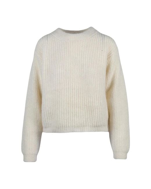 Jucca White Rundhals-Pullover