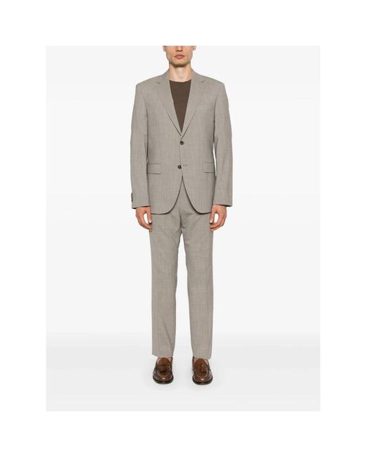HUGO Gray Single Breasted Suits for men