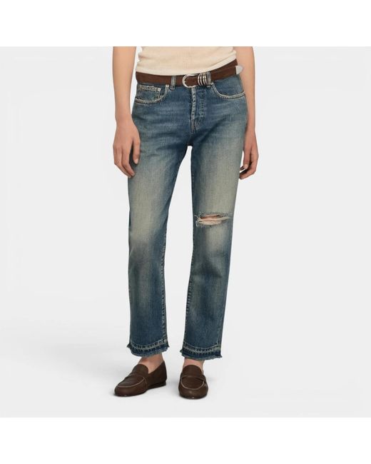 Semicouture Broeken in het Blue
