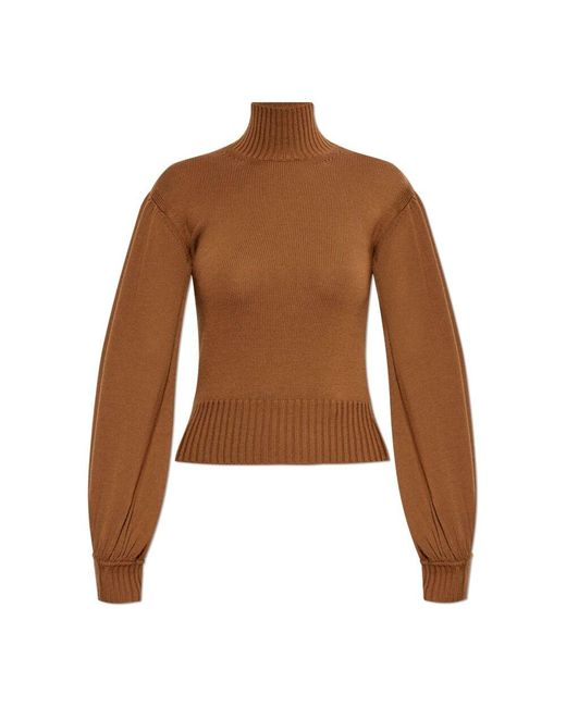 Max Mara Brown Turtlenecks