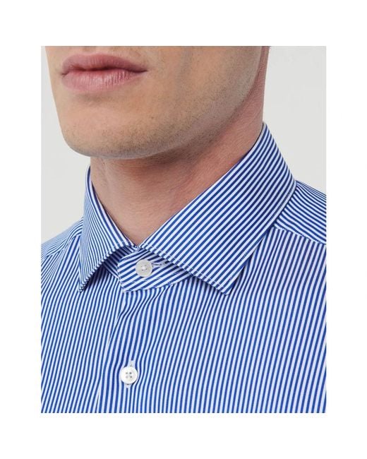 Formal Shirts Xacus de hombre de color Blue