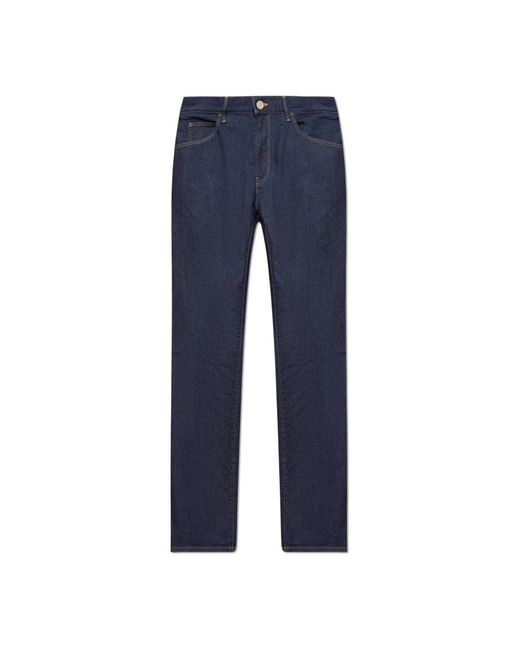 Giorgio Armani Jeans Mit Logo in Blue für Herren