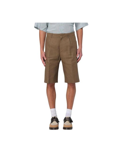 Our Legacy Klassische Tabak Shorts in Natural für Herren