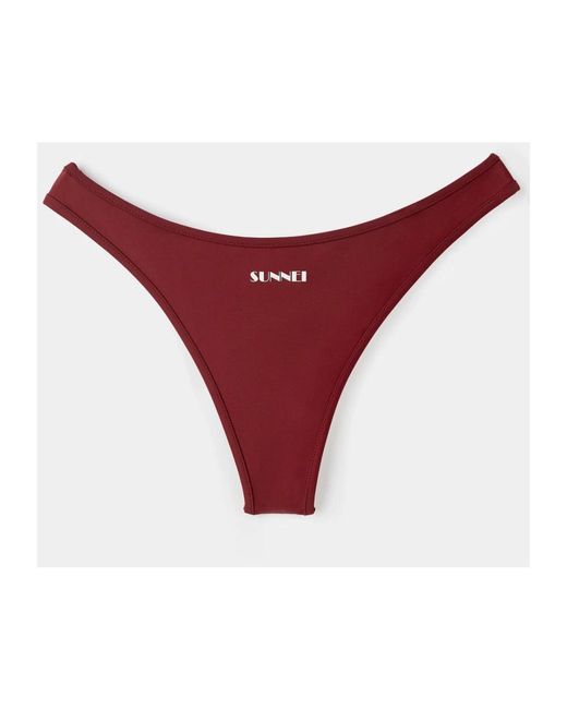 Sunnei Red Reversible bikini