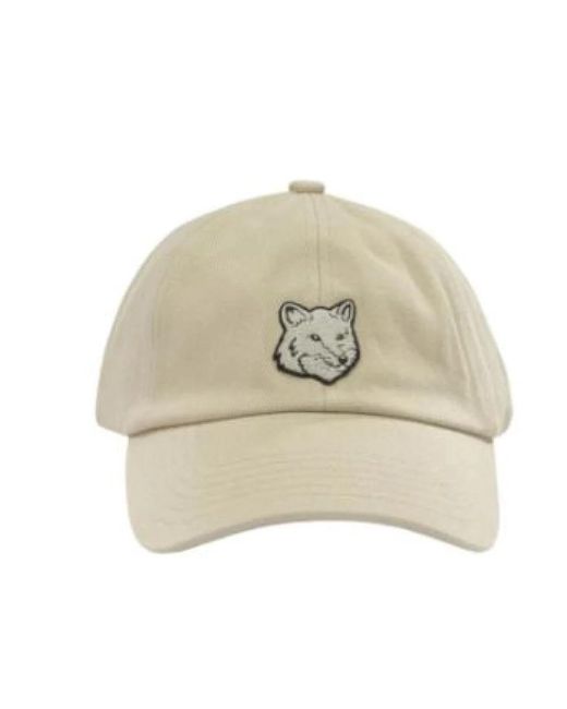 Caps Maison Kitsuné de hombre de color Natural