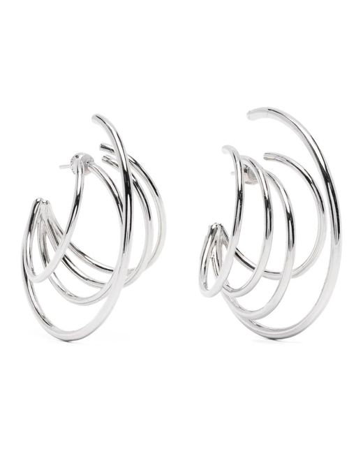 Earrings Panconesi de color Metallic