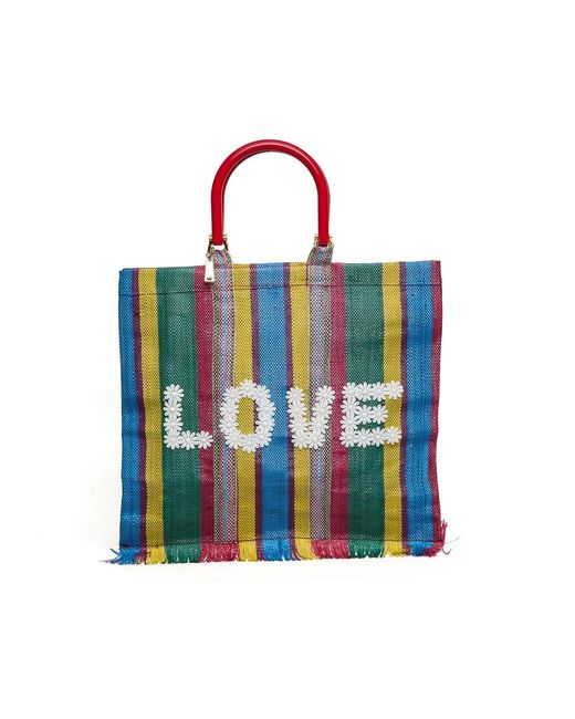 La Milanesa Blue Shopping Bags