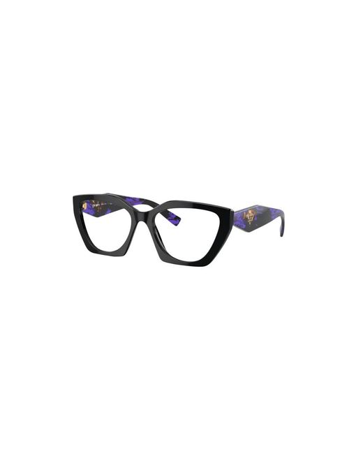 Prada Irregular Cat-Eye Zonnebril in het Black