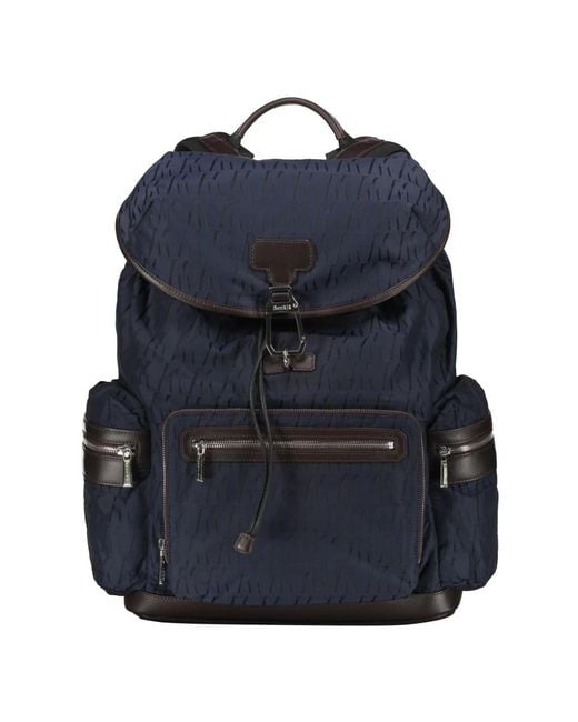 Moorer Technischer Rucksack Aus Stoff in Blue für Herren
