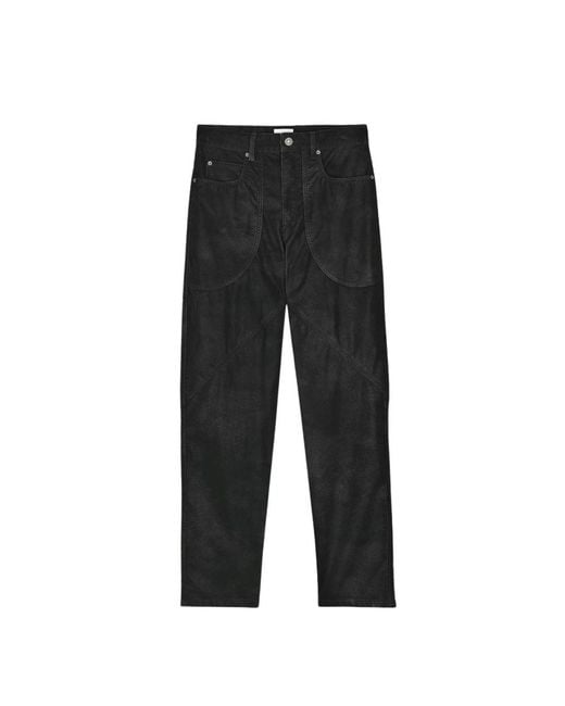 Isabel Marant Black Straight Jeans