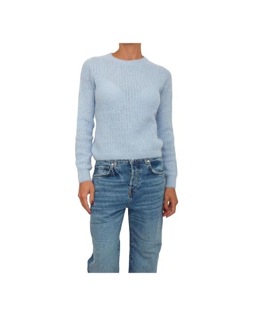 Liu Jo Blue Round-Neck Knitwear