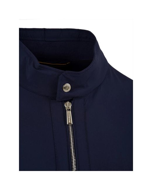 Moorer Jassen ,Blauw ,Blauwe Alberti-Kn Indaco Jas in het Blue voor heren