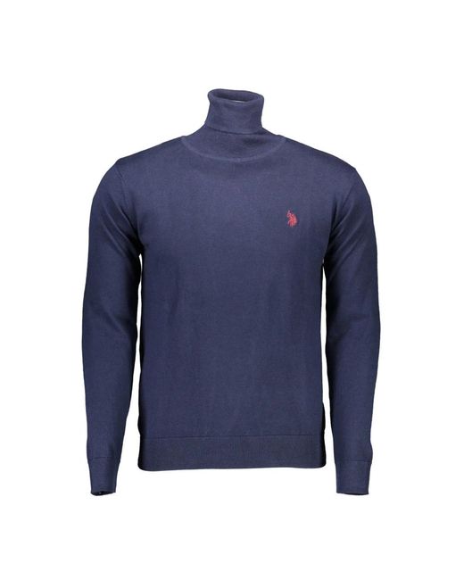 U.S. POLO ASSN. Blue Turtlenecks for men