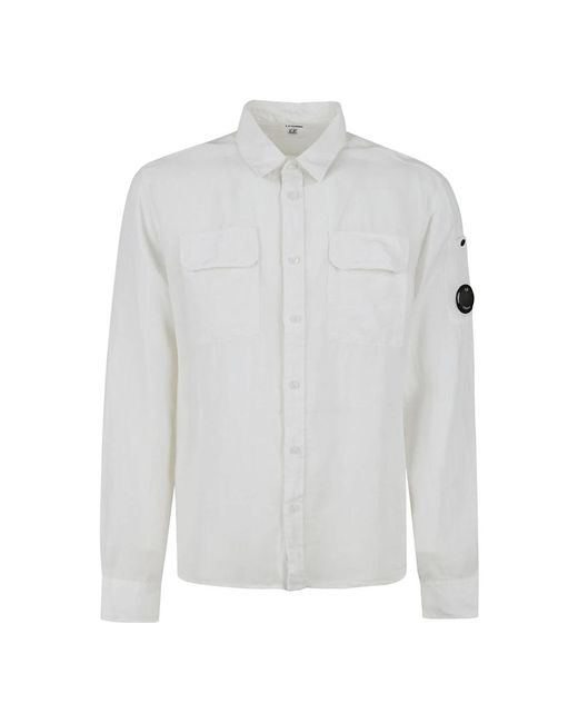 C P Company Casual shirts in White für Herren