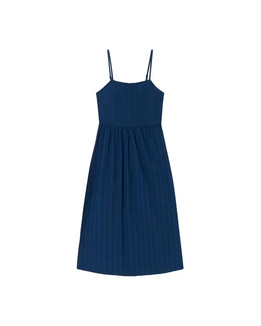 Thinking Mu Blue Midi dresses