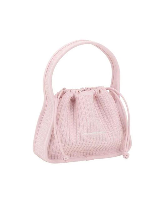 Alexander Wang Pink Moderne Transparente Schultertasche