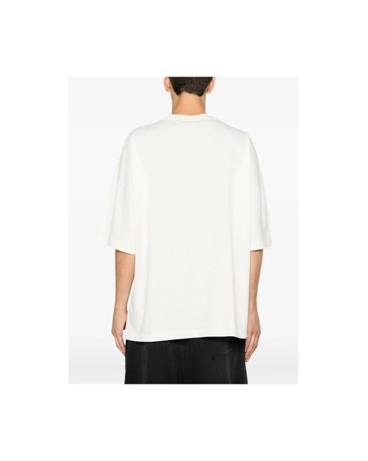 Palm Angels White T-Shirts for men