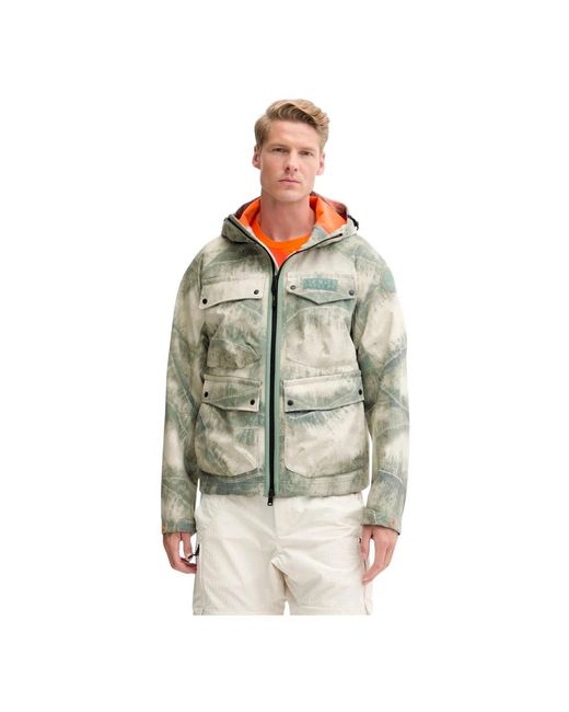 Napapijri A-Rivalto Aop Jacket in het Green voor heren