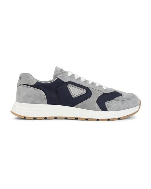 Prada Blue Prax Sneakers for men
