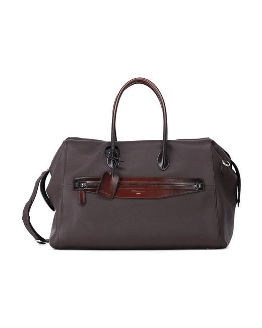 Santoni Black Weekend Bags for men