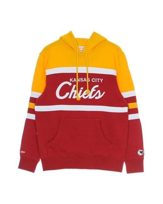 Hoodies Mitchell & Ness de hombre de color Red