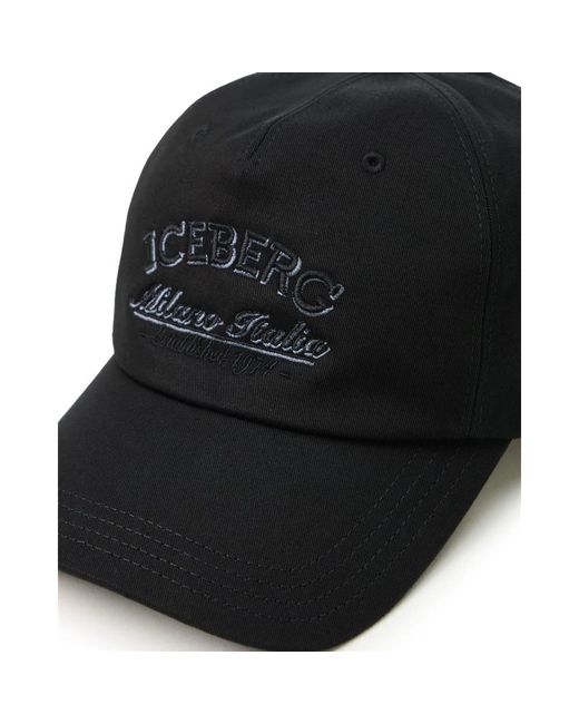 Caps di Iceberg in Black da Uomo