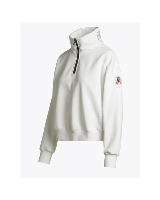 Parajumpers White Sweatshirts