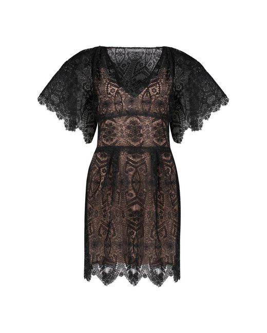 Alberta Ferretti Short Dresses in het Black